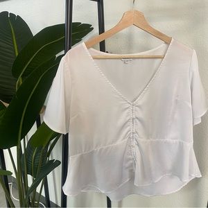 Express Billowy Satin-ish Top